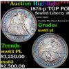 Image 1 : ***Auction Highlight*** 1876-p Twenty Cent Piece TOP POP! 20c Graded ms63 pl By SEGS (fc)