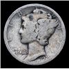 Image 2 : 1921-p Mercury Dime 10c Grades g+