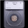 Image 4 : ***Auction Highlight*** 1830 Medium 10c Capped Bust Dime 10c Graded ms62+ BY SEGS (fc)
