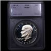 Image 2 : Proof 1971-s Silver Eisenhower Dollar $1 Graded pr69+ DCAM BY SEGS