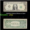 Image 1 : 1963B $1 Federal Reserve Note Grades vf++