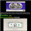 Image 1 : 2003A $2 Federal Reserve Note in Chicago Federal Reserve Bank, Department of the tresury, Bureau of 