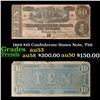 Image 1 : 1864 $10 Confederate States Note, T68 Grades Select AU