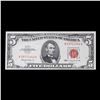 Image 2 : 1963 $5 Red seal United States Note Grades Select AU