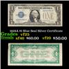 1928A $1 Blue Seal Silver Certificate Grades vf+