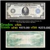 1914 $10 Large Size Federal Reserve Note (Chicago, IL) 7-G Fr-928, Sig. Burke & McAdoo Grades vf+