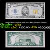 1934A $5 Silver Certificate North Africa WWII Emergency Currency Grades vf++