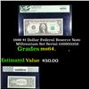 PCGS 1999 $1 Dollar Federal Reserve Note Millennium Set Serial #20003258 Graded ms64 By PCGS