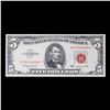 Image 2 : 1963 $5 Red seal United States Note Grades xf