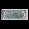 Image 3 : 1976 $2 Federal Reserve Note 1st Day of Issue, with Stamp Grades Choice CU