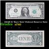 1963B $1 'Barr Note' Federal Reserve Note Grades xf
