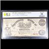 Image 2 : PCGS 1861 $100 Confederate States Note, T-13 Graded vf30 by PCGS