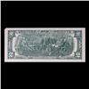 Image 3 : 1976 $2 Federal Reserve Note 1st Day of Issue, with Stamp Grades Choice AU/BU Slider