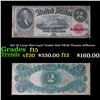 Image 1 : 1917 $2 Large Size Legal Tender Note FR-60 Thomas Jefferson Grades f+