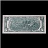 Image 3 : 1976 $2 Federal Reserve Note 1st Day of Issue, with Stamp Grades Gem CU