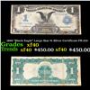 1899 "Black Eagle" Large Size $1 Silver Certificate FR-233 Grades xf
