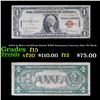Image 1 : 1935A $1 Silver Certificate Hawaii WWII Emergency Currency Rare PC Block Grades f+