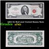 Image 1 : 1963 $2 Red seal United States Note Grades xf+
