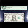 Image 3 : PCGS 1999 $1 Dollar Federal Reserve Note Millennium Set Serial #200003737 Graded ms64 By PCGS