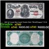 Image 1 : 1907 $5 Large Size Legal Tender Note "WoodChopper" Fr-91 Grades xf