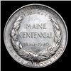 Image 3 : 1920 Maine Old Commem Half Dollar 50c Grades Choice+ Unc