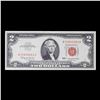 Image 2 : 1963 $2 Red seal United States Note Grades Select CU