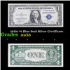 1935c $1 Blue Seal Silver Certificate Grades Choice AU