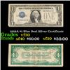 1928A $1 Blue Seal Silver Certificate Grades vf++