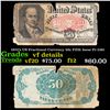 1870's US Fractional Currency 50c Fifth Issue Fr-1381 Grades vf details