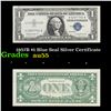 1957B $1 Blue Seal Silver Certificate Grades Choice AU