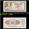 1978-1981 yugoslavia 10 Dinara Note P# 87B Grades Gem+ CU