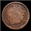 Image 2 : 1864 Bronze Indian Cent 1c Grades vg+