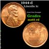 Image 1 : 1944-d Lincoln Cent 1c Grades GEM Unc RD