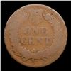 Image 3 : 1875 Indian Cent 1c Grades vg+