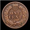 Image 3 : 1883 Indian Cent 1c Grades xf+