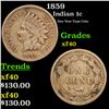 Image 1 : 1859 Indian Cent 1c Grades xf