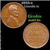 Image 1 : 1935-s Lincoln Cent 1c Grades Select Unc BN