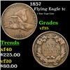 Image 1 : 1857 Flying Eagle Cent 1c Grades vf++