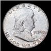 Image 3 : 1950-p Franklin Half Dollar 50c Grades GEM FBL