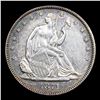 Image 2 : ***Auction Highlight*** 1871-p Seated Half Dollar 50c Graded ms62 By SEGS (fc)