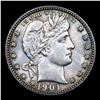 Image 2 : ***Auction Highlight*** 1901-p Barber Quarter 25c Graded ms65 By SEGS (fc)