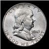 Image 2 : 1949-s Franklin Half Dollar 50c Grades Select Unc FBL