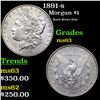 1891-s Morgan Dollar $1 Grades Select Unc