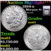 ***Auction Highlight*** 1894-o Morgan Dollar $1 Graded ms63 By SEGS (fc)
