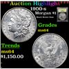 ***Auction Highlight*** 1900-s Morgan Dollar $1 Graded Choice Unc BY USCG (fc)