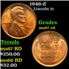 Image 1 : 1946-d Lincoln Cent 1c Grades GEM++ Unc RD