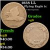 1858 LL Flying Eagle Cent 1c Grades vg, very good