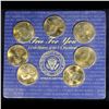 Image 2 : Coin History of the U.S. Presidents 8 Coins Inside