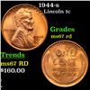 Image 1 : 1944-s Lincoln Cent 1c Grades GEM++ Unc RD