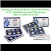Image 1 : Group of 2 United States Mint Proof Sets 2005-2006 21 coins.